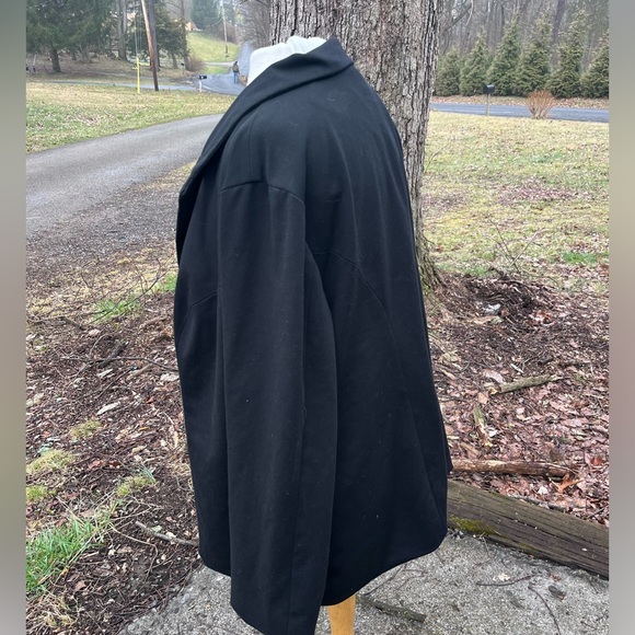 PURE ENERGY VINTAGE BLACK WOMENS BLAZER PLUS SIZE 4 - Picture 4 of 8